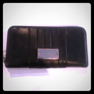 L.A.M.B. Bags - L.A.M.B. black leather zip wallet L.A.M.B. Bags - L.A.M.B. black leather zip wallet